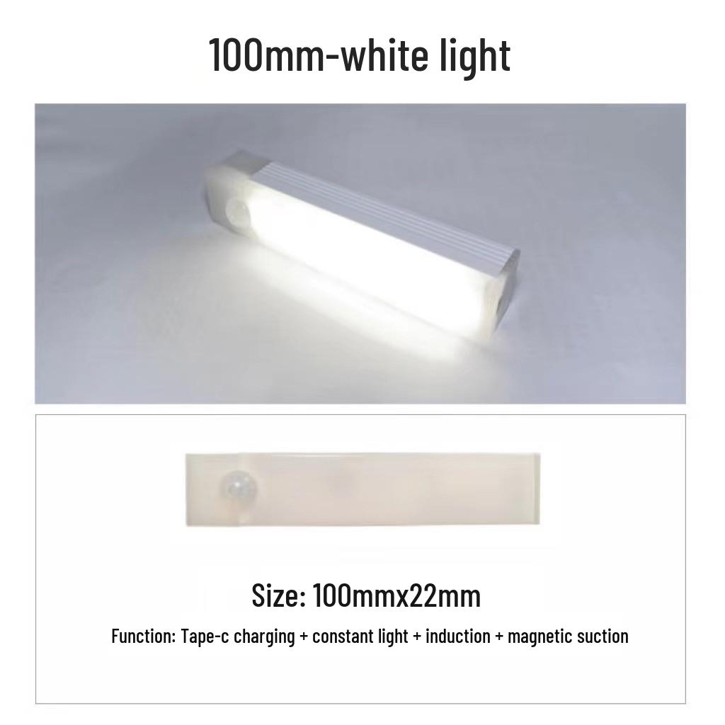 Smart LED Motion Sensor Cabinet Light - Rechargeable, Magnetic Wall Mount, Night Light