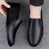 Black Plain Lightweight Man Casual Shoe Low Price Summer Sale Legitimate Social High Quality On Pu Leather Shoes for Men