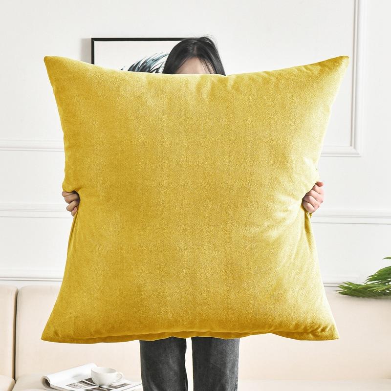 50x50/60x60/80x80CM Dimensiune Mare Față de Pernă Decorativă Canapea Sufragerie Față de Pernă Uni Decor Față de Pernă Decorativă pentru Casă
