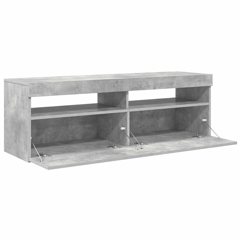 Moderne, Minimalistische TV-Schränke Mit LED-Beleuchtung Für Wohnzimmer Und Schlafzimmer, Aufbewahrungssideboards, 120x35x40 Cm