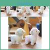 Adorable Fluffy Lamb Plush Keychain Soft Cotton Cute Sheep Bag Charm