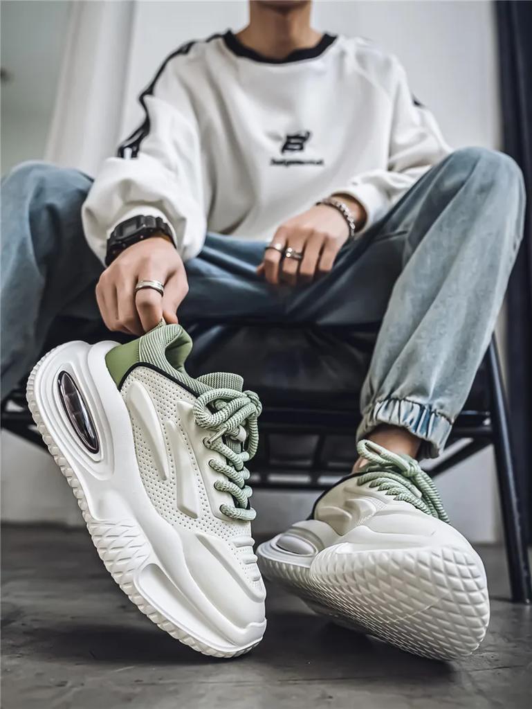 Herren Sneaker Slipper Sport und Freizeit Plateau Sportschuhe Weich und Bequem Herren Sneaker Rutschfest Abriebfest Neu