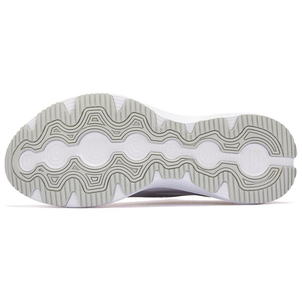 Li Ning YueYing 3.0 Cushioning Abrasion Resistant Breathable Low Top Running Shoes Women's White Gray ARHU024-4