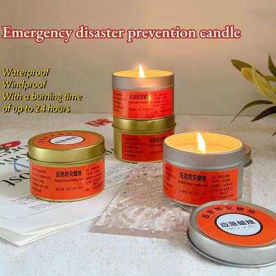 Prevenzione dei disastri Emergenza Interruzione di corrente Illuminazione Luci Domestico Esterno Impermeabile Antivento Inodore Candele Riscaldamento