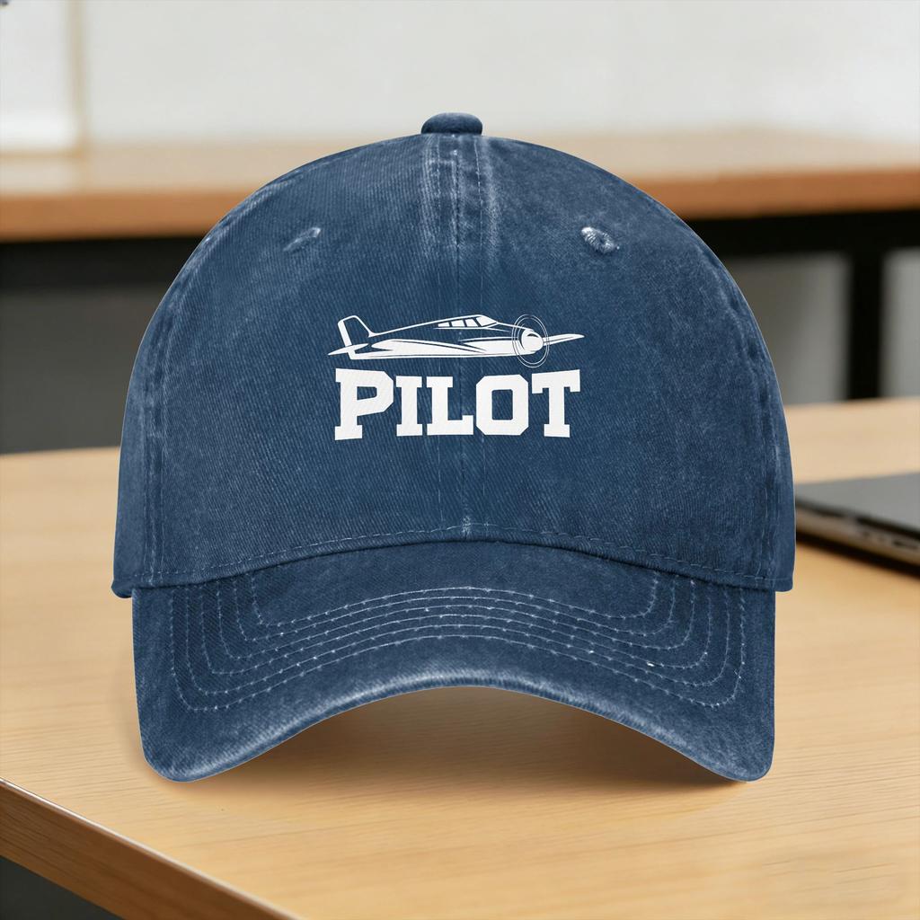 Plant PILOT Logo Baseball Cap Hiking Fishing Breathable Hip Hop Hats Unisex Women Trendy Print Baseball Caps