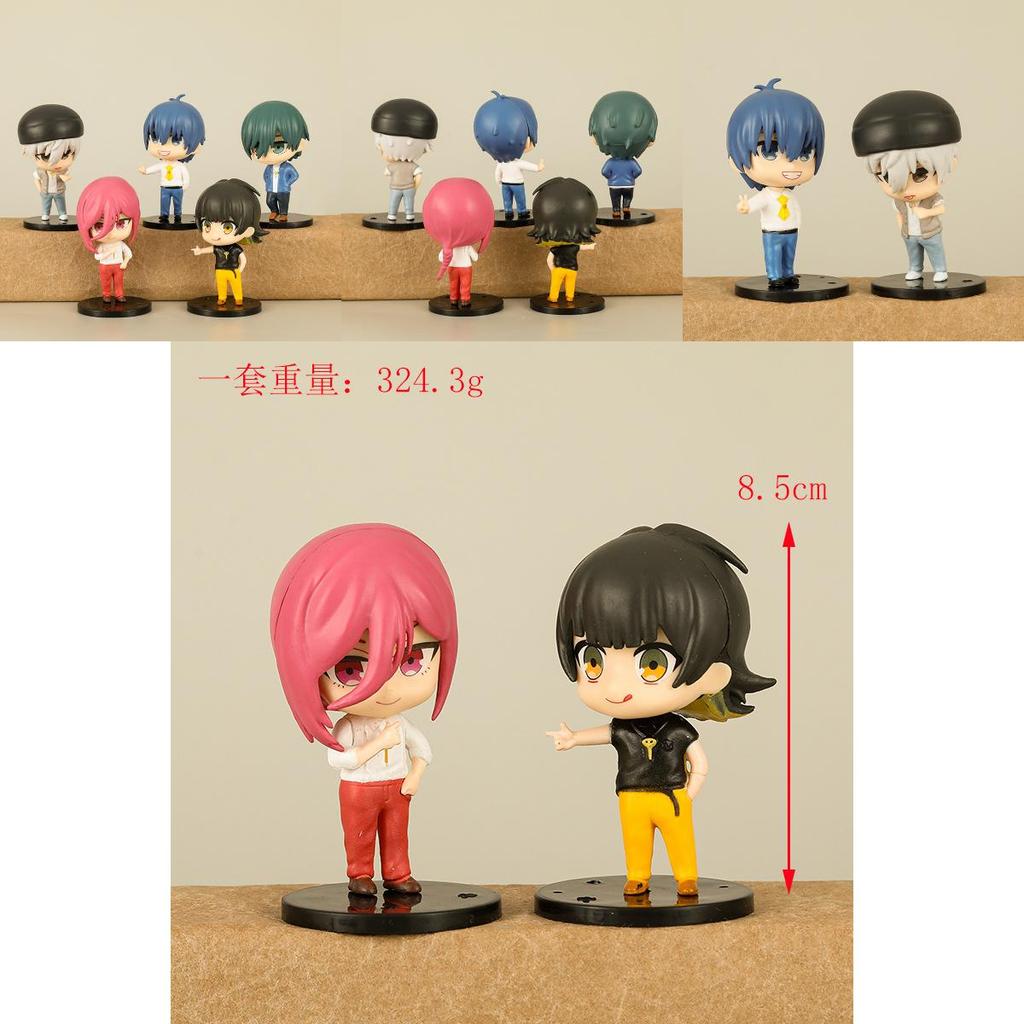 Detailed 8.5cm Blue Prison Anime Figurines High-quality Pvc Collectible Toys