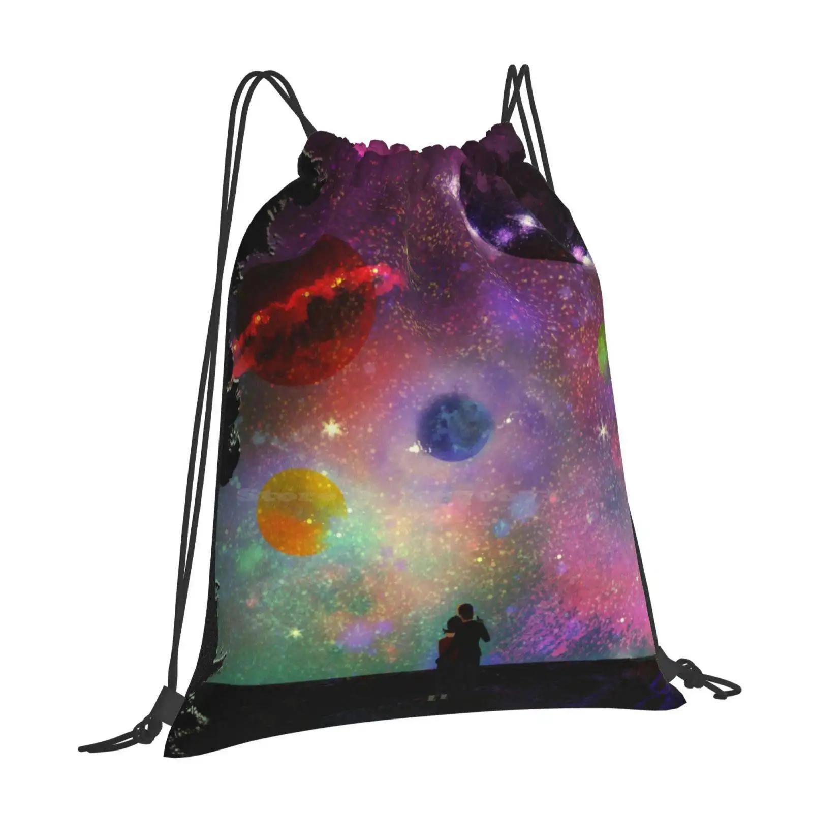 Сумка с дизайном  Sheith-Stargazing  Школьный рюкзак Sheith Vld Фан-арт Звезды Планеты Космос Vltron Theari OneSize