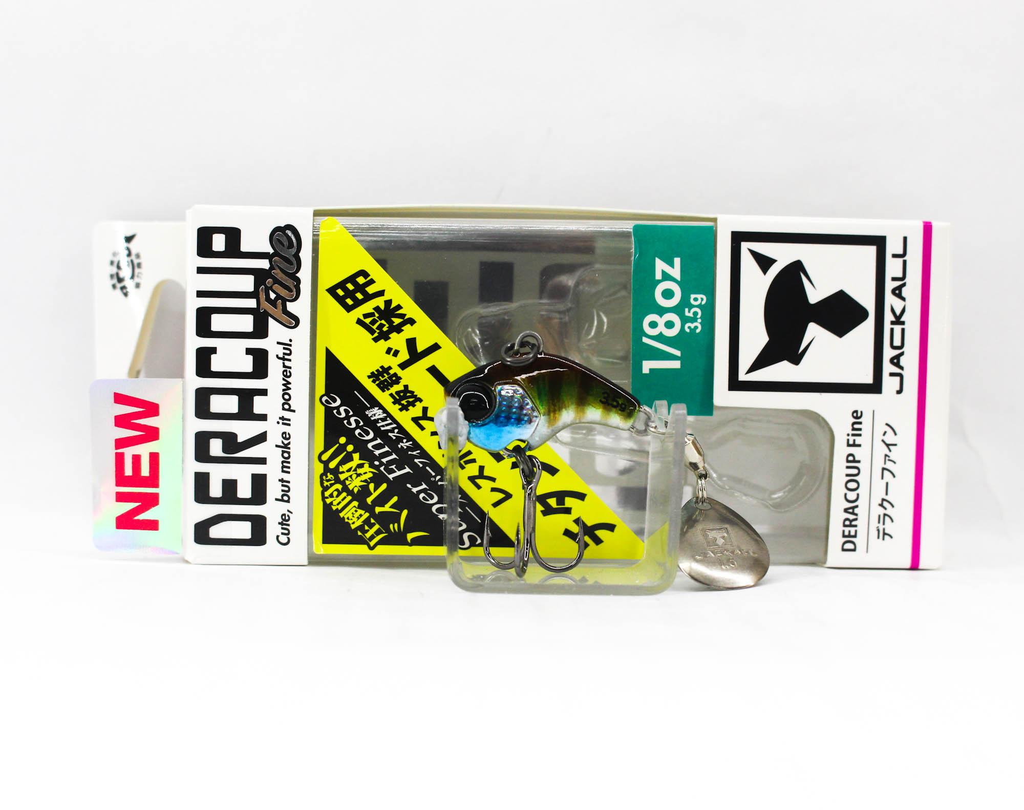 

Jackall Deracoup Fine 1/8 oz Spin Tail Sinking Lure Bluegill Stripe (4983)