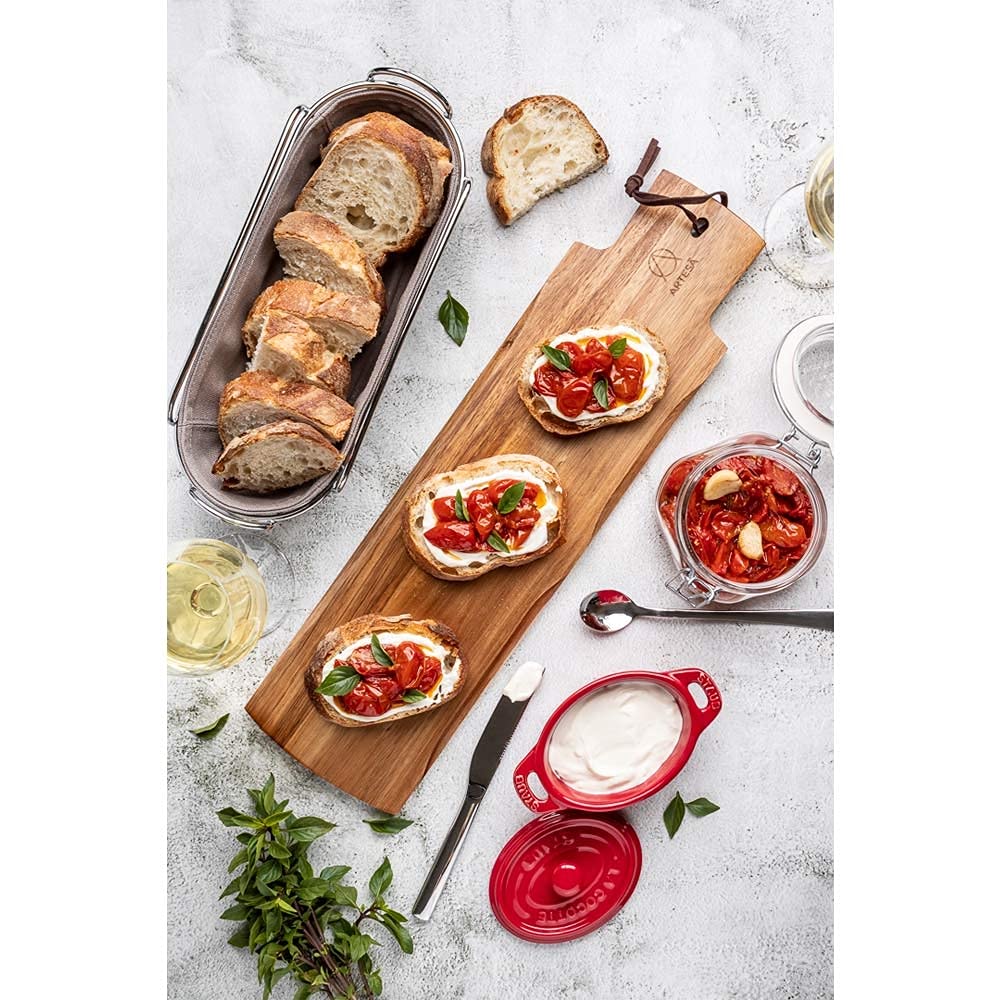 Staub Mini Cocotte Oval Cherry 11cm Heat-Resistant Storage Container Microwave Safe [Official Japanese Retailer] Ceramic Cocotte Oval 40511-086
