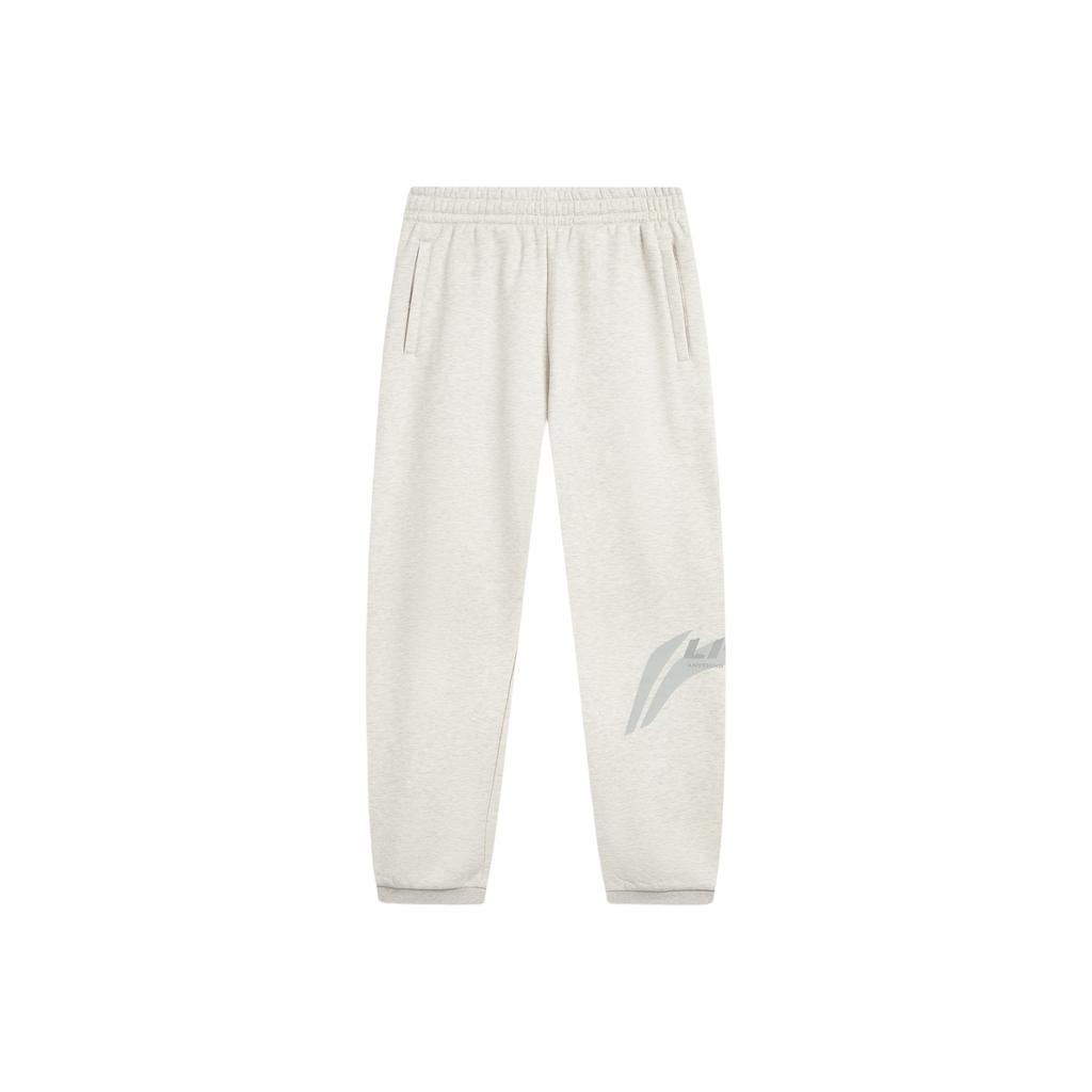 Li Ning Sports Lifestyle Series Logo Print Knitted Sweatpants Men Bottoms AKLV989-6