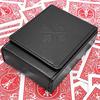Luck Lab Single Deck Leather Playing Card Case/Holder - Black - Fits Poker and Bridge Size Cards
