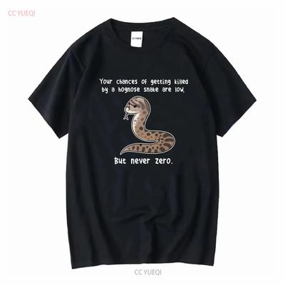 Hognose Schlange T-Shirt Lustig Reptilienliebhaber Niedlich Python Mama Papa Lang- oder Kurzarm Vintage Gewaschen Vielseitig Leicht