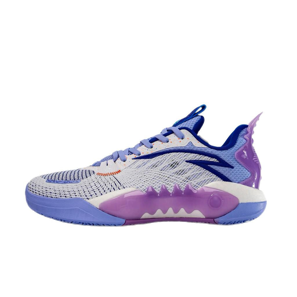 Anta Crazy Tide 5 TD Comfortable Fashion Shock Absorption Durable Low-Top Basketball Shoes Men Sneaker Blue Purple 112511608S-2