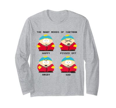 South Park The Many Moments of Cartman Long Sleeve T-Shirt