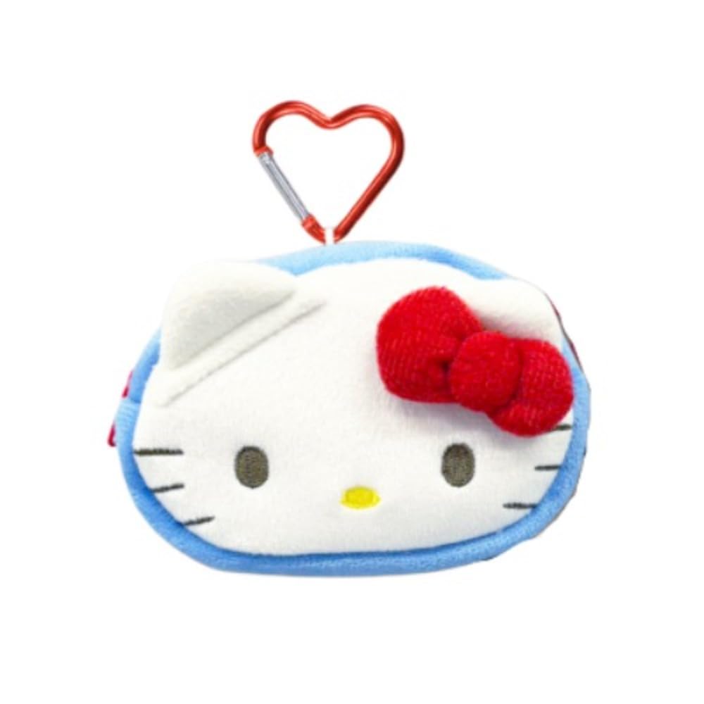 

Hatayama Shoji Mini face pouch with carabiner Hello Kitty H8 x W11 x D3cm 63202402