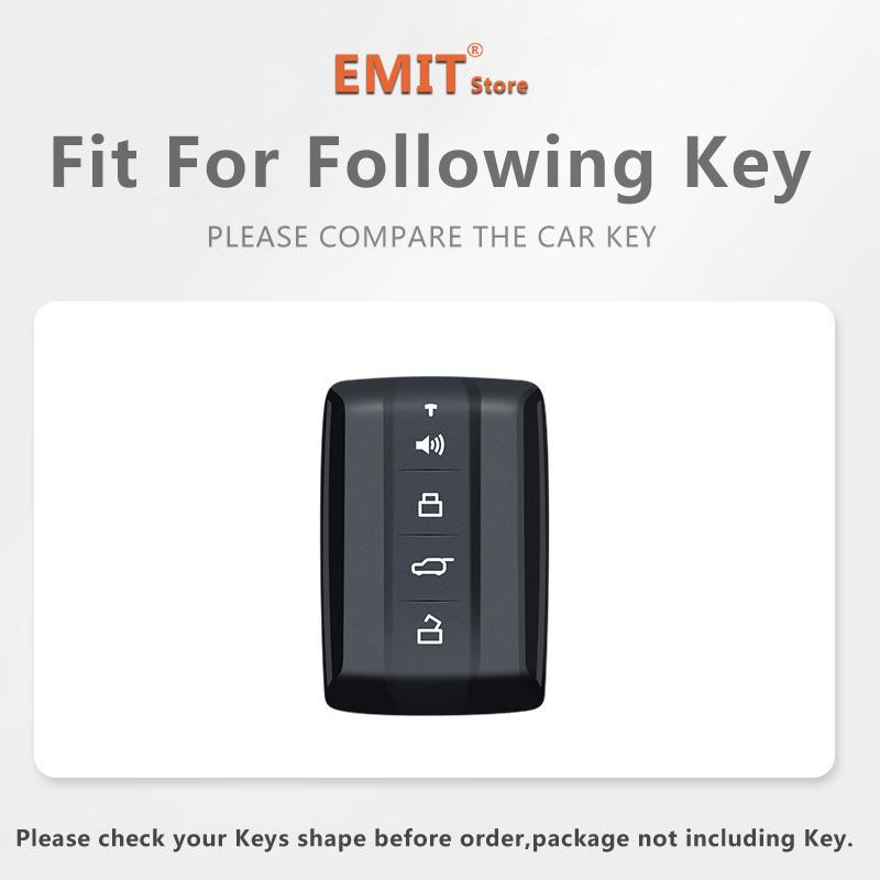 Zinc Alloy Car Key Case Fob For Great Wall Gwm Wey Tank 300 500 Tank300 Tank500 Keychain Cover Shell Accessories