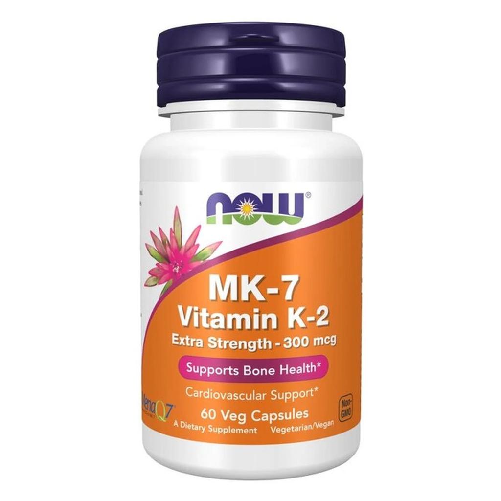 MK-7 Vitamin K-2, 300mcg Extra Strength - 60 vcaps