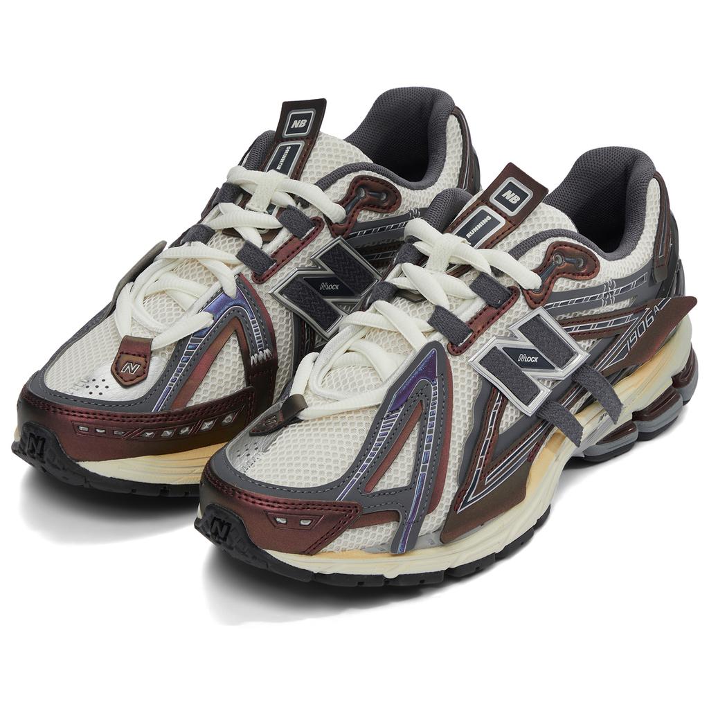 New Balance 1906A Crimson Sea Salt Unisex Sneakers Cream Classic-Crimson Black-Cement U1906ANA