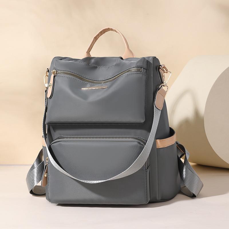 Women's Backpack Lightweight Simple Large Capacity Portable Shoulder Bag Multifunctional Outdoor Travel Backpack