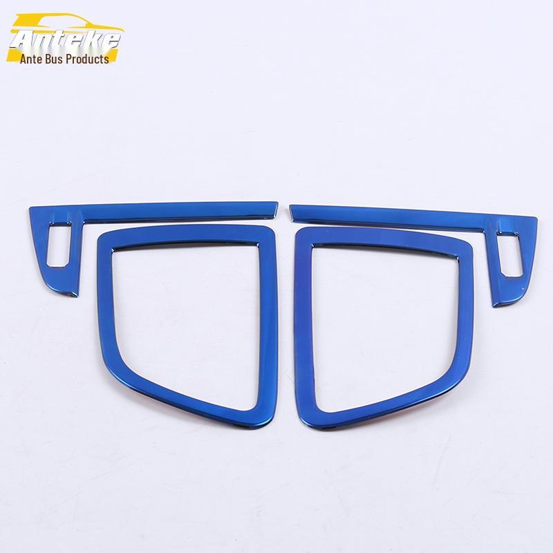 

Koleos Front Row & Center Console AC Vent Decorative Bright Rings