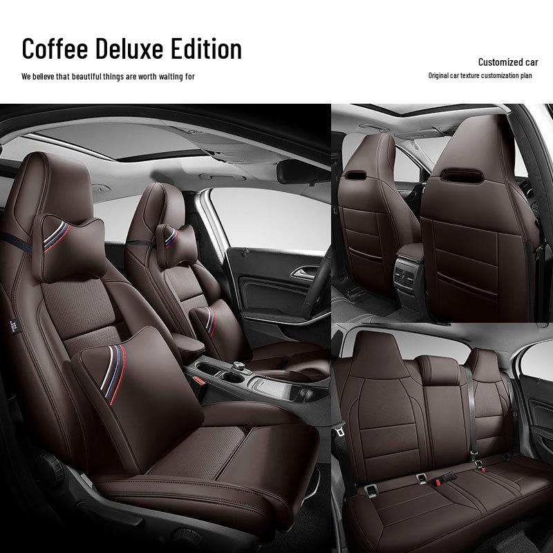 Genuine Leather Full Coverage Seat Cover for Buick Regal, Envision, LaCrosse, Encore, Excelle