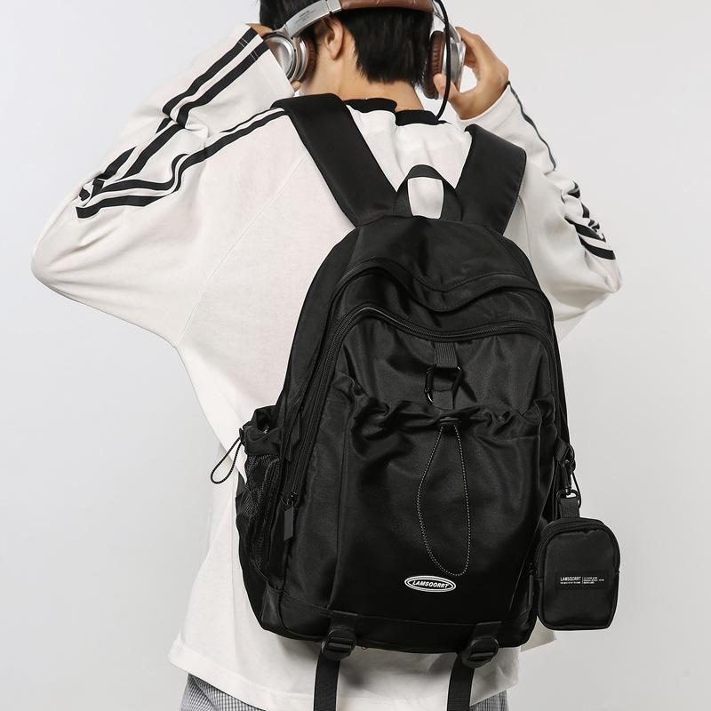 25 Korean version of simple Harajufeng junior high school high school student schoolbag large capacity travel freight backpack