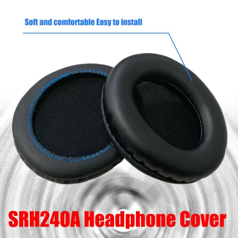 Replacement Protein Leather Earpads Ear Pad For SRH240A Headphones Ear Cushions Earmuffs Ear Cover