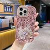 Phone Case: 2D Flat Design Suitable for iPhone 18 17 16 15 14 13 Pro Protective Case, Couple Style, Wolf and Girl, Christmas and Halloween Gift