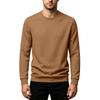 Men Casual Loose Fit Pullover Sweatshirt Crew Neck Long Sleeve Lightweight Soft Fabric Comfortable Daily Wear