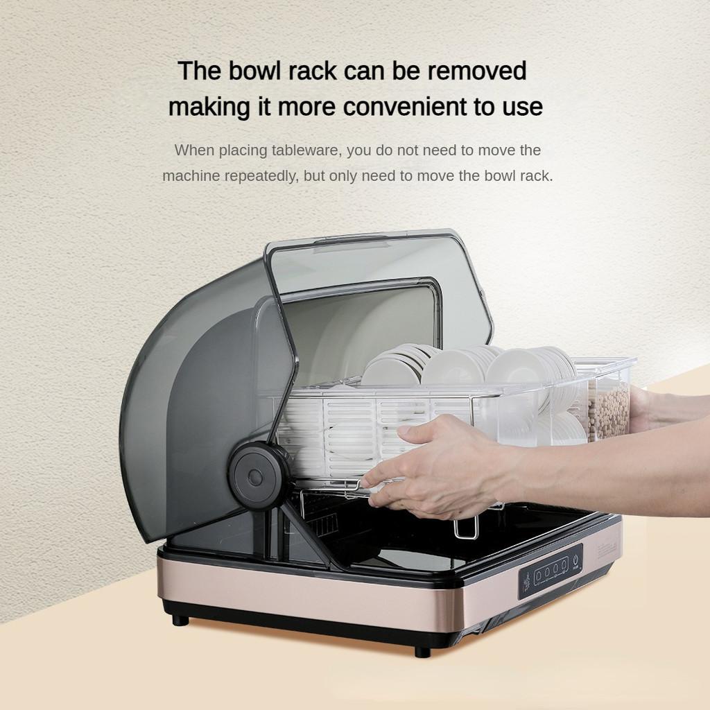 40L Desktop UV Disinfection Cabinet Household Tableware Drying Machine Small Multifunctional Sterilization Equipment
