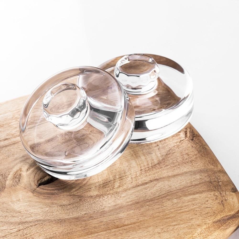 Clear Glass Weights Fermented Wide Mouth Mason Jar Lid Cheese Fermentation