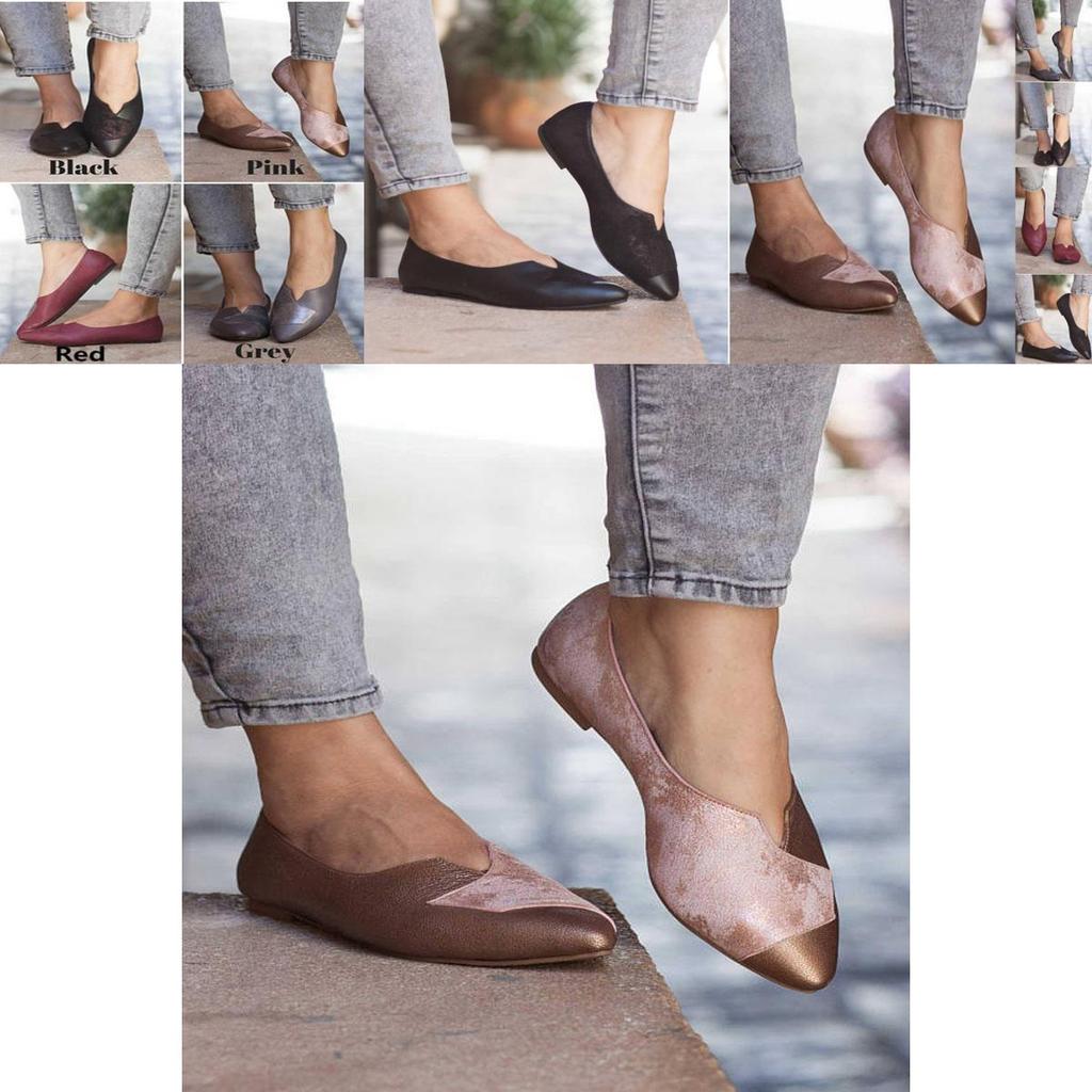 Elegant Fashion Lady Women Girl Casual Ballerina Slippers Pump Loafers Ballet Shoes