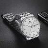 Men's Diamond Quartz Watch with Luminous Double Calendar