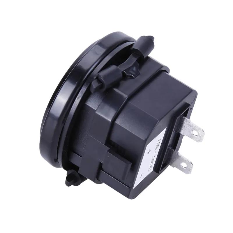 12v 24v 36v Hour Meter for Marine Boat Engine 2" Round Waterproof Gauge Motorcycle Car Truck Mechanical Hour Meter Counter Timer