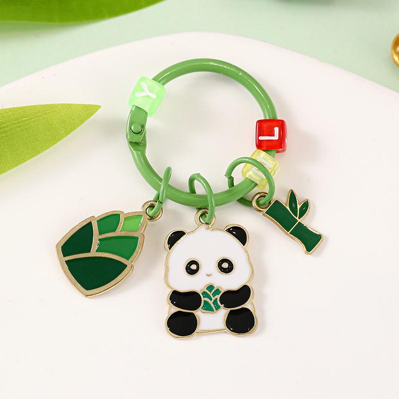 Charming Cute Panda Metal Keychain Perfect Gift For Couples And Friends