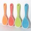 1Pcs Translucent Heat-resistant Silicone Non-stick Pan Cooking Tools Long Handle Kitchen Accessories Rice Spoon