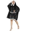 Warm Hooded Sherpa Blanket With Sleeves Ultra Soft Fleece Sweatshirt Throw Thick Winter Flannel Hoodie Blankets Home Textile