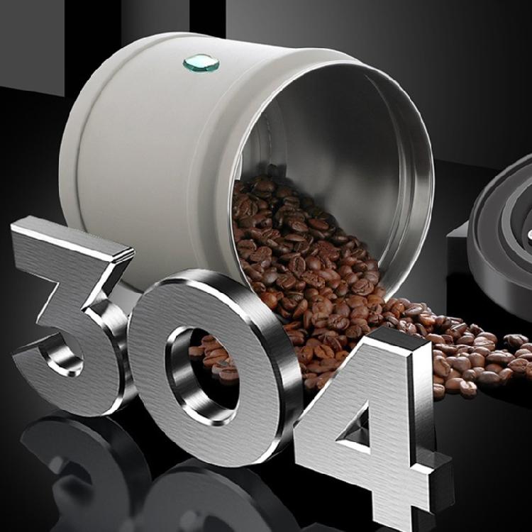 Stainless Steel Vacuum Sealed Cans Airtight Coffee Container Storage Canister