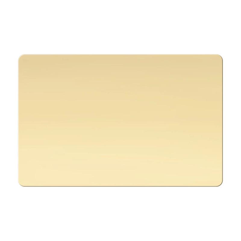 Stainless Steel Engravable Metal Business Cards - Brushed Gold Black Finish