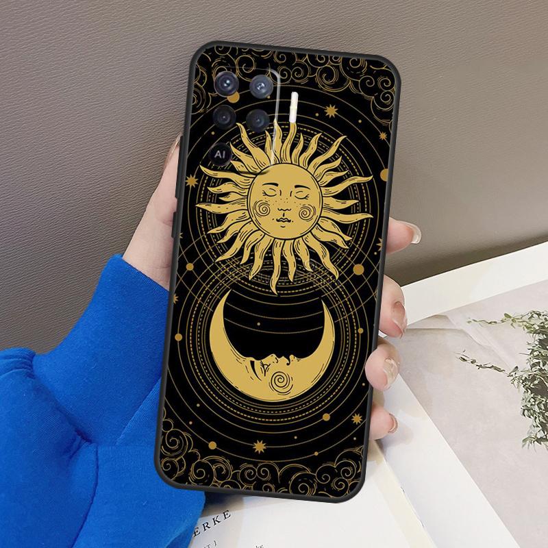 Magic Moon Tarot For OPPO A78 A77 A57 A17 A15 A16 A76 A96 A52 A72 A93 A74 A94 A5 A9 A31 A53S A54S A57s Case