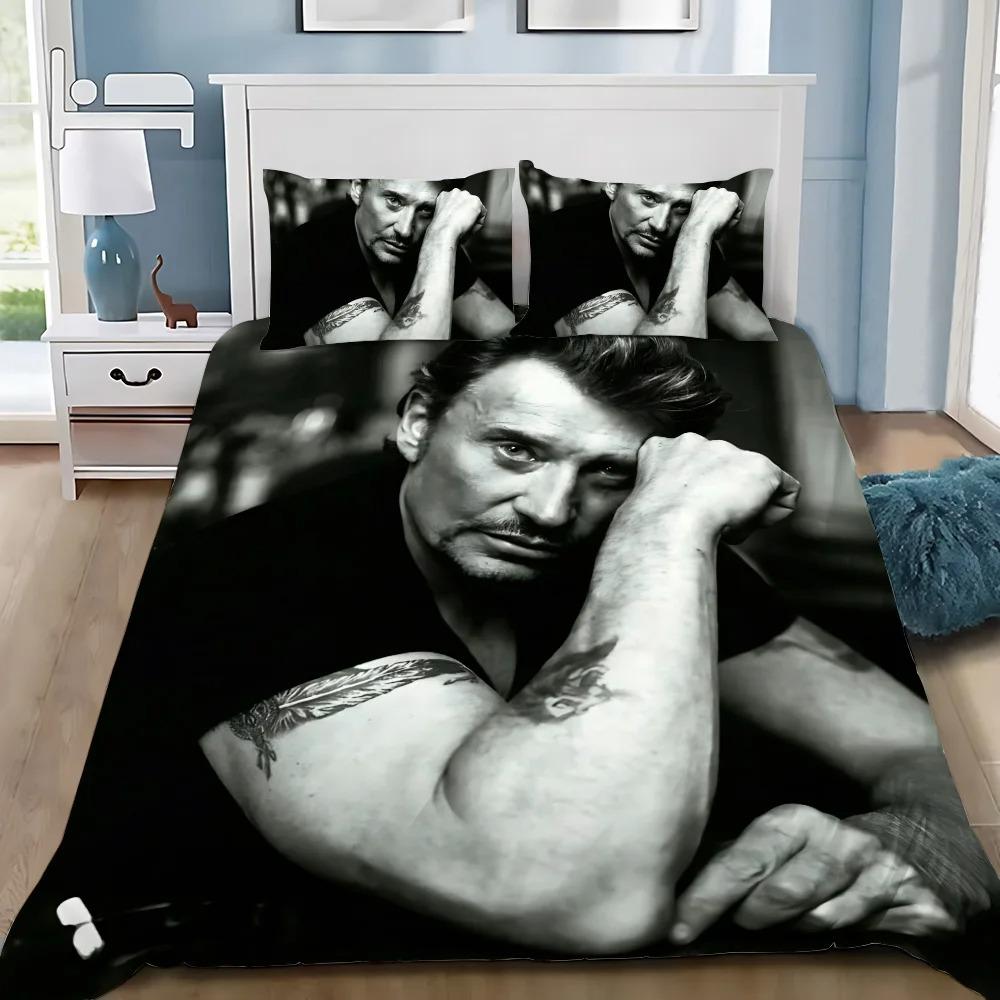 Comforter Rock Star Duvet Bedding Set Boy J-Johnny H-Hallyday Girl Bedroom Decoration Children Gift Single Double Large Size