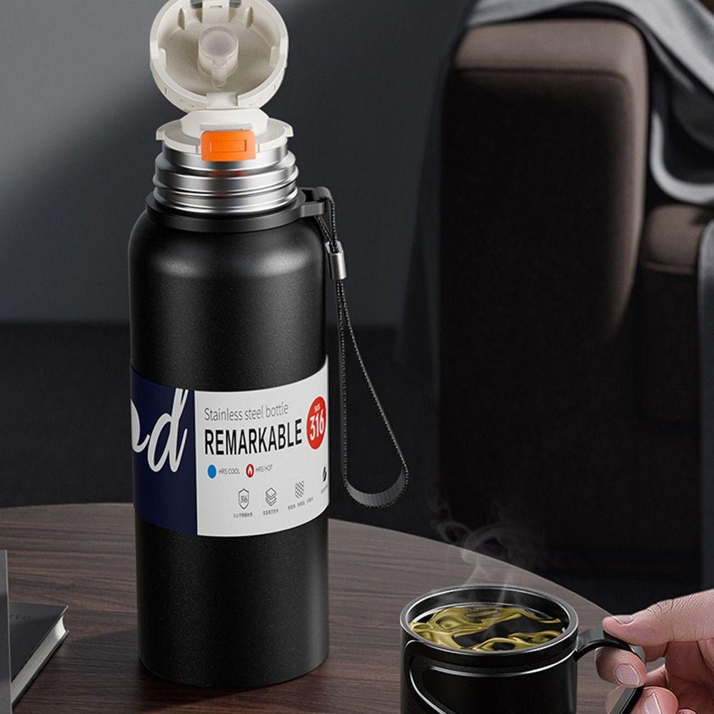 Large Capacity Insulated Cup Stainless Steel Outdoor Water Bottle Gifts Water Bottles