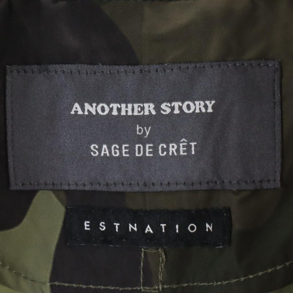 ESTNATION Another Story by Sage De Clé Collaboration Camouflage Long Sleeve Tailored Jacket Men's Used