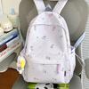 Schoolbag Small Fresh Sweet Soft Girl Backpack Large Capacity Lightweight Weight Casual Backpack Cartoon Cute Schoolbag Schoolgirl