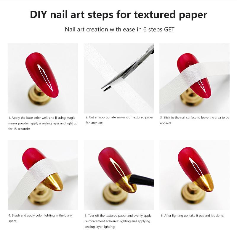 1 role profesionální maskovací pásky na nehty, kreativní pruhovací vodicí pásky, nástroje pro manikúru a vzory