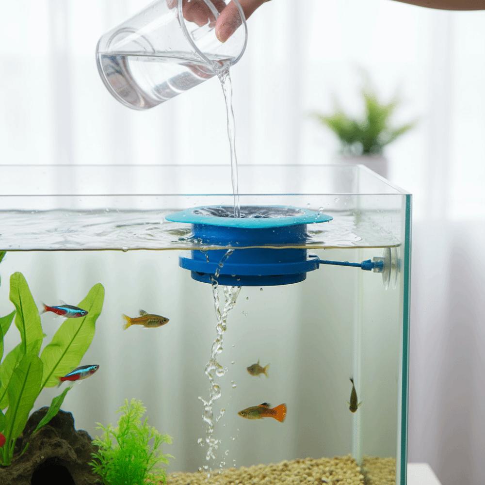 Spill-Free Fish Tank Water Flows Controller Floating Water Filling Accessory Aquarium