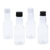 Mini Plastic Drink Bottles 10Pcs 50ML Leakproof Portable Liquor Juice Containers for Daily Use Travel Picnic