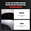 Wheel Eyebrow Anti-collision Strips Decorative Sticker General Modified Carbon Fiber Decorative Strips Anti-scratch Sticker For