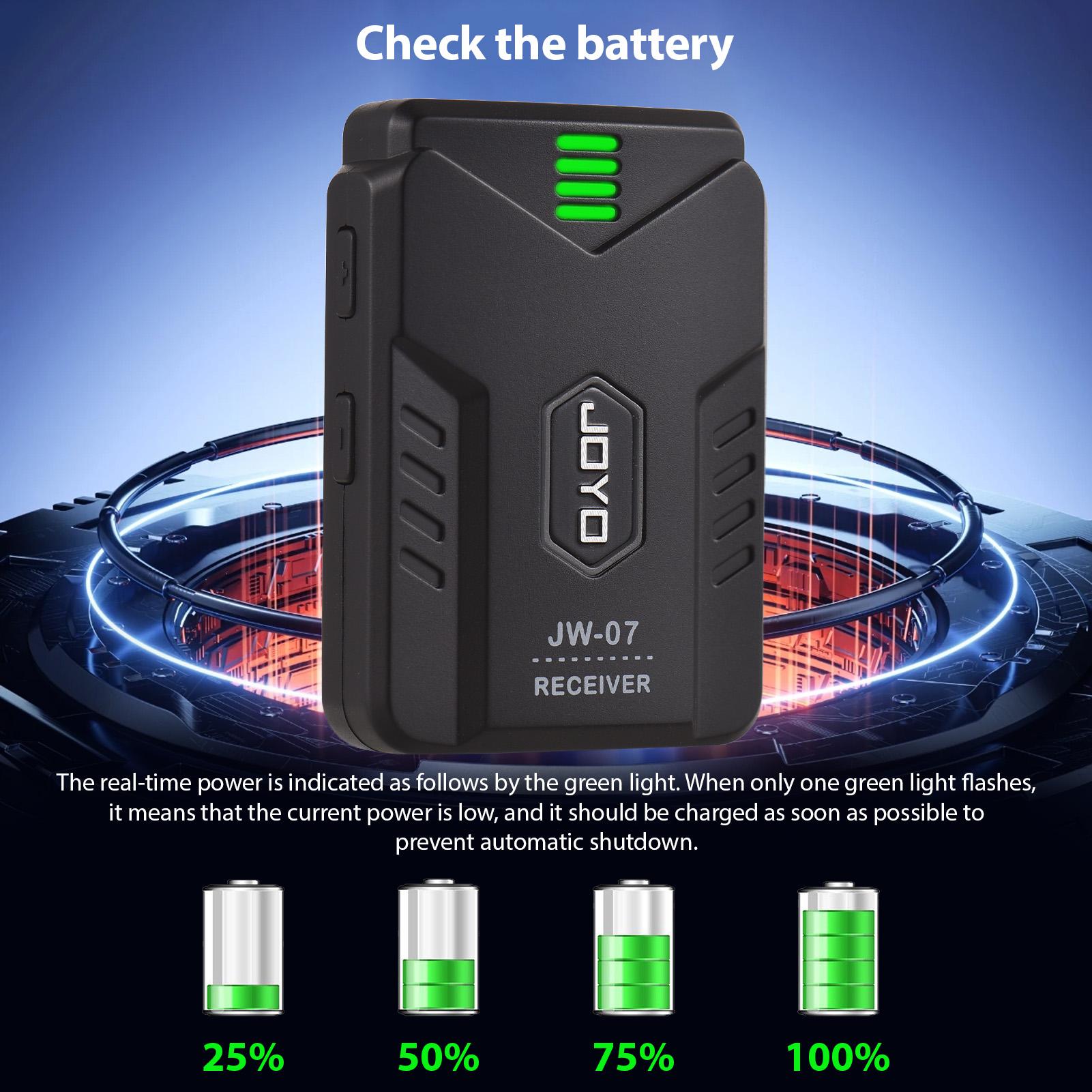 JOYO 2.4G Беспроводная Система Внутриканального Мониторинга Стерео Вращающийся на 270 — фото 6