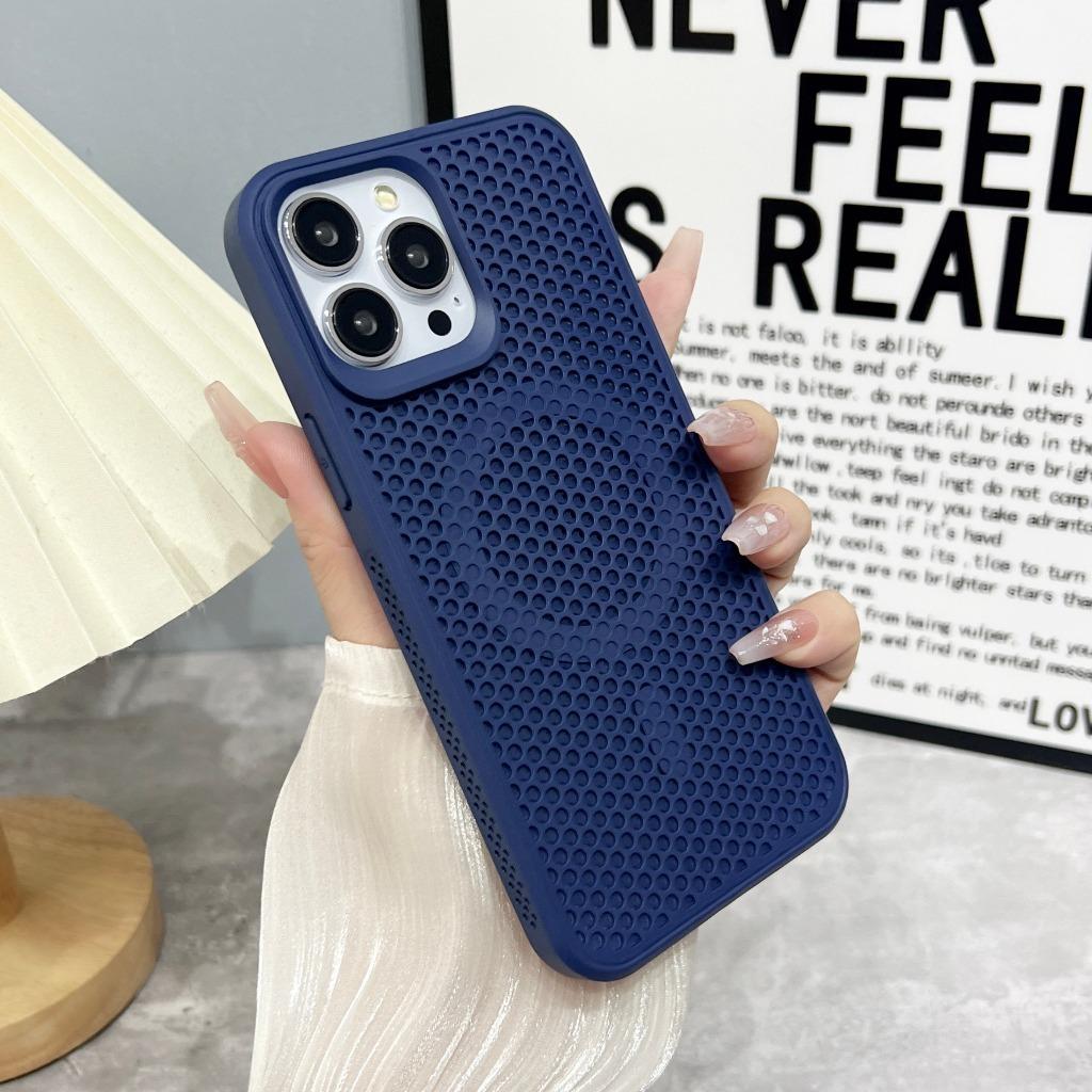 For MagSafe Magnetic Honeycomb Mesh Phone Case For iPhone 17 Pro Max 16 15 14 Plus 13 12 11 Heat Dissipation Shockproof Cover